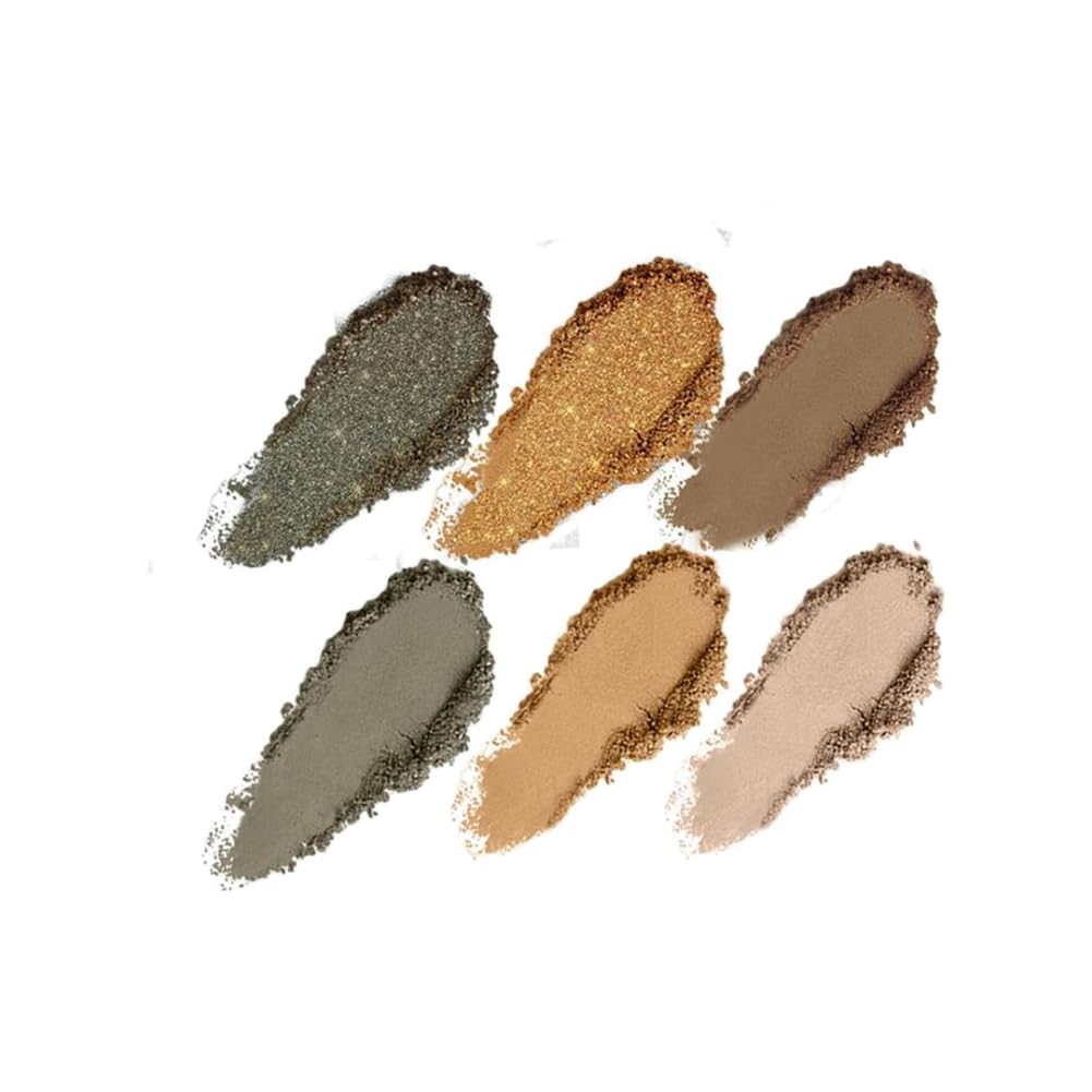 Lamel To Go Eyeshadow Palette 403-Cold Brown | Matte & Shimmer Compact Eyeshadow | Travel-Friendly Makeup Palette | Highly Pigmented & Blendable Formula (6g) | Perfect for Everyday Wear & Travel Makeup Kit