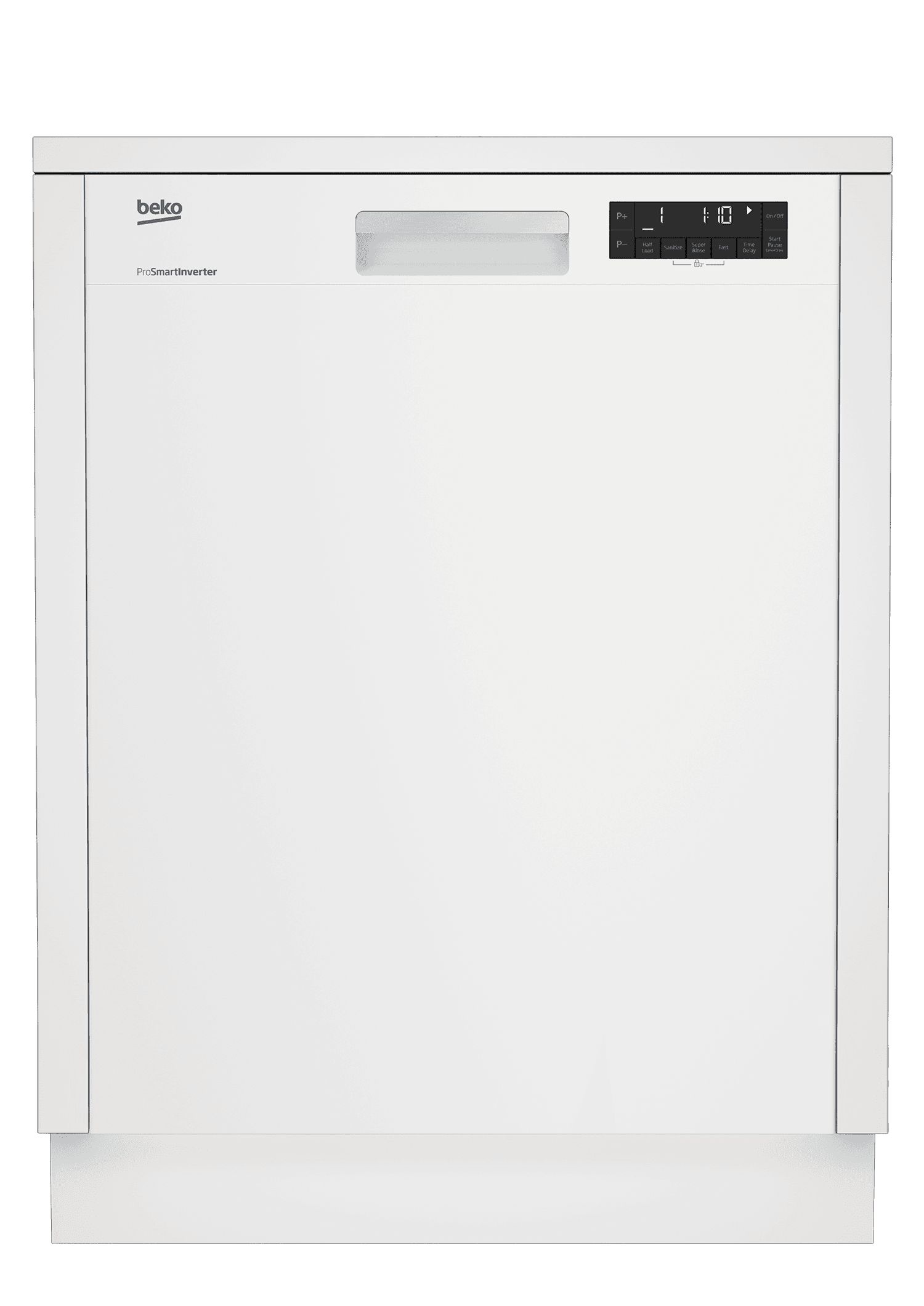Beko DUT25401W 14 Place Settings White Built-In Dishwasher - 48 dB Quiet Operation, Front Control Panel - Perfect for Large Families & Open-Plan Kitchens
