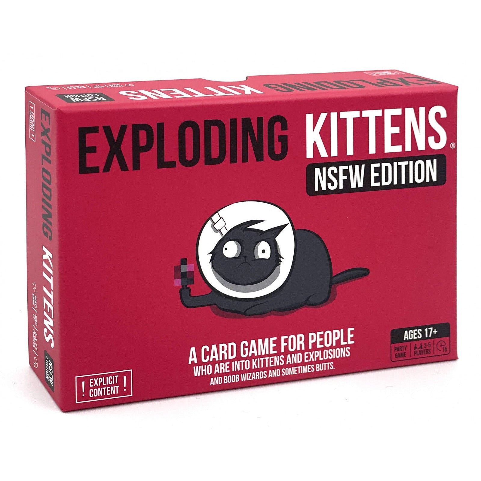 Exploding Kittens NSFW Edition Card Game - Adult Party Game for Game Nights, Gifts & Fun Gatherings