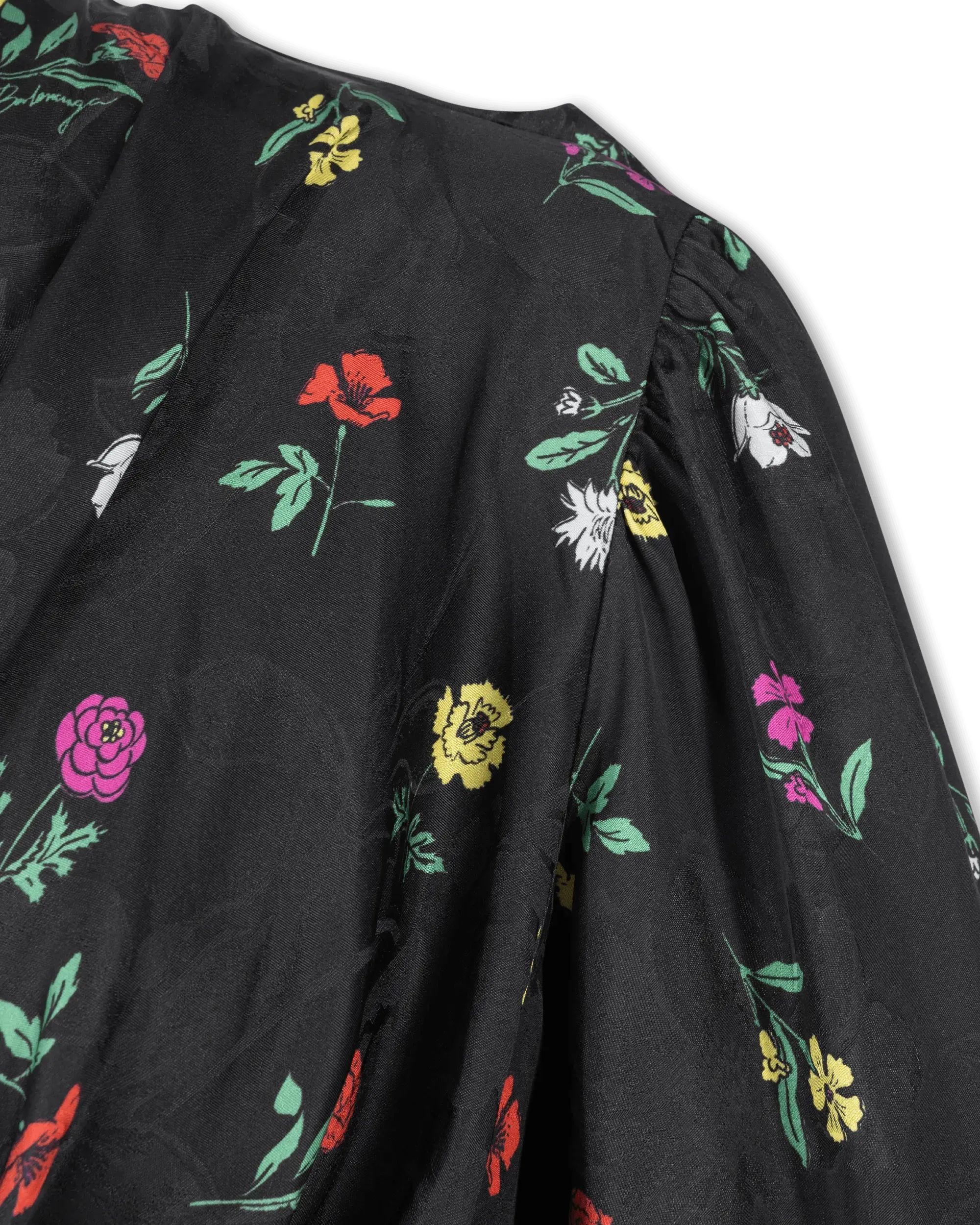 Elegant Falling Flowers Jacquard Dress for Women - Floral Print Summer Maxi Dress for Beach, Party & Wedding Occasions