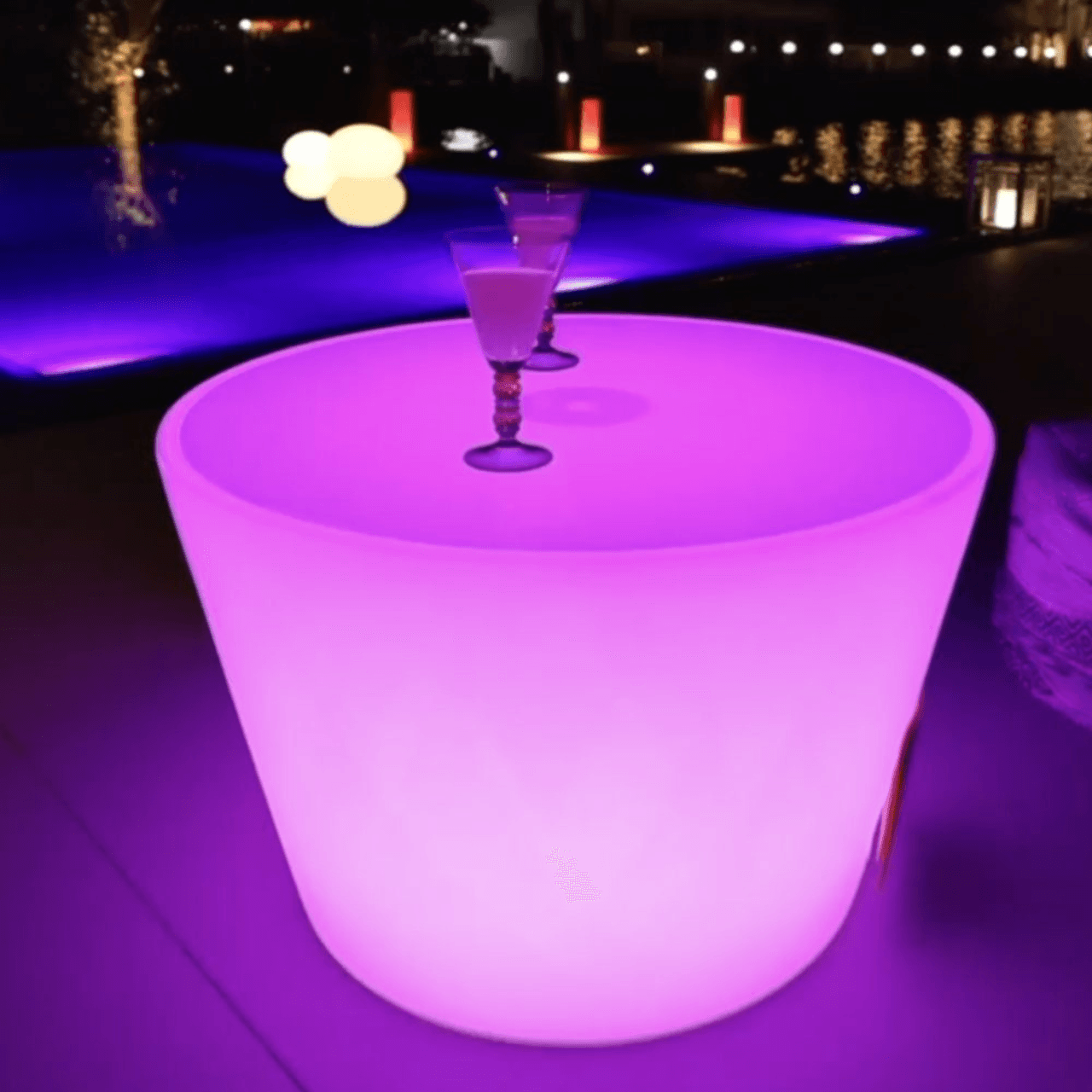 Modern LED Coffee Table with Adjustable Brightness - Stylish Bass Design for Living Room, Bedroom & Office - Perfect for Relaxing, Entertaining & Home Decor