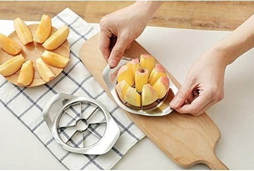 Yanmai Stainless Steel Fruit Cutter - Efficient & Durable Kitchen Tool for Easy Apple, Pear, Mango Slicing - Perfect for Fruit Salads, Smoothies & Meal Prep