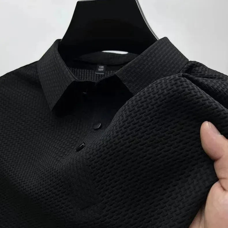 Men's Short Sleeve Polo Shirt - Breathable Cotton Casual Shirt for Golf, Work & Everyday Wear | Loop Up Brand