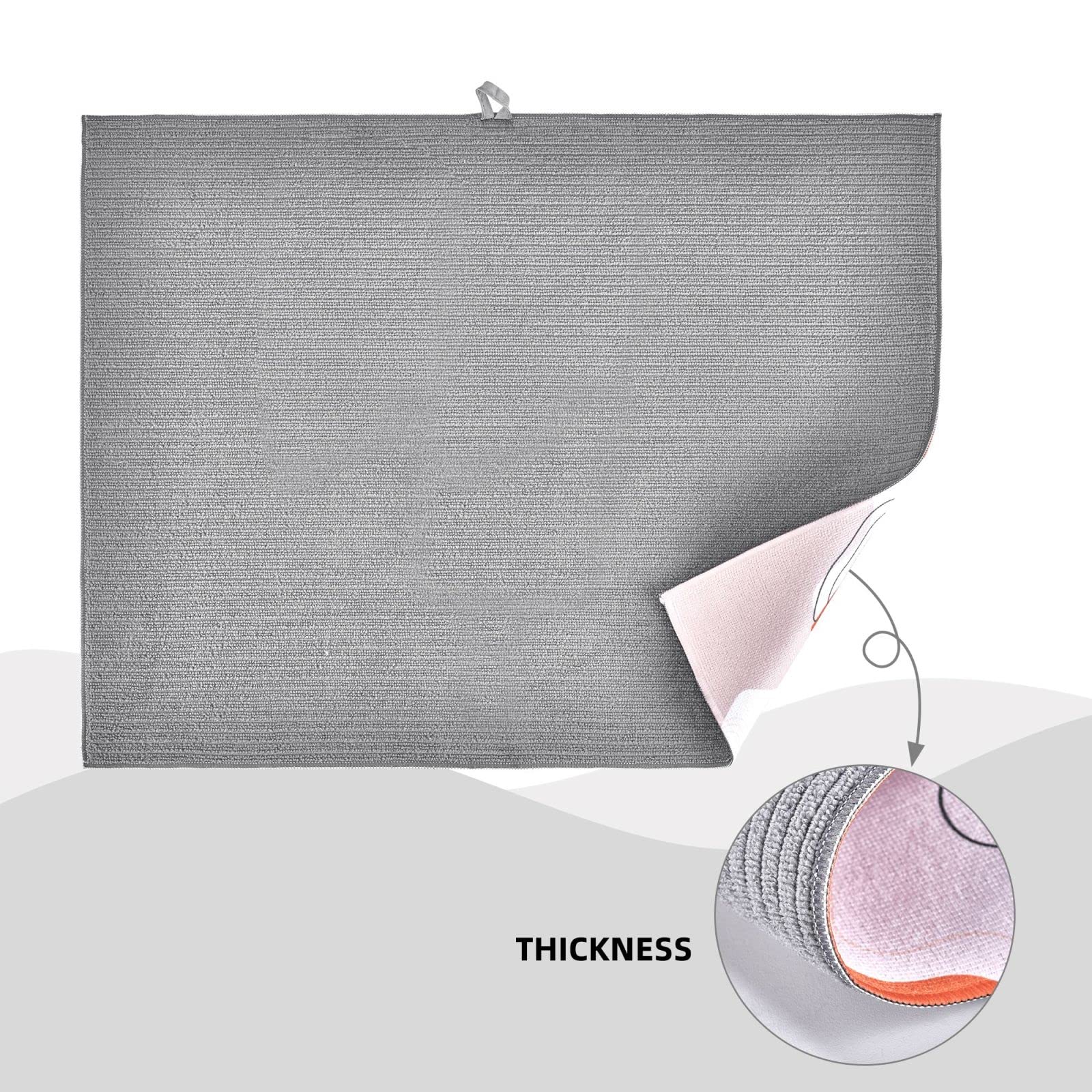 Premium Absorbent Dish Drying Mat - 18