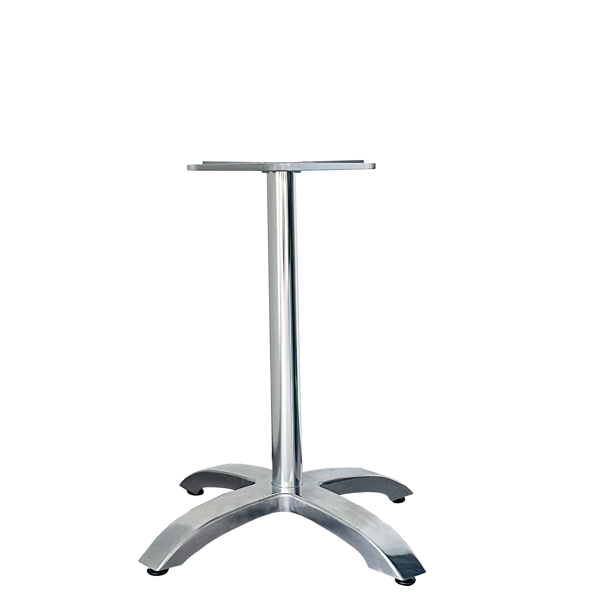 YW ATB 001 Aluminum Dining Table Base - 28.3 Inch Height Metal Table Legs for Kitchen, Restaurant & Outdoor Dining Furniture
