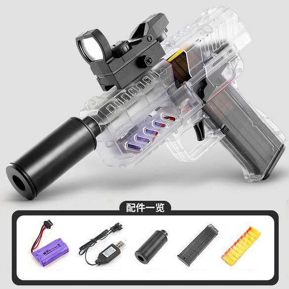 BoHan BH2021 Electric Automatic Foam Dart Blaster Toy Gun - High Performance Foam Dart Shooter for Kids & Adults - Perfect for Outdoor Play, Nerf Battles, Backyard Games & Team Competitions