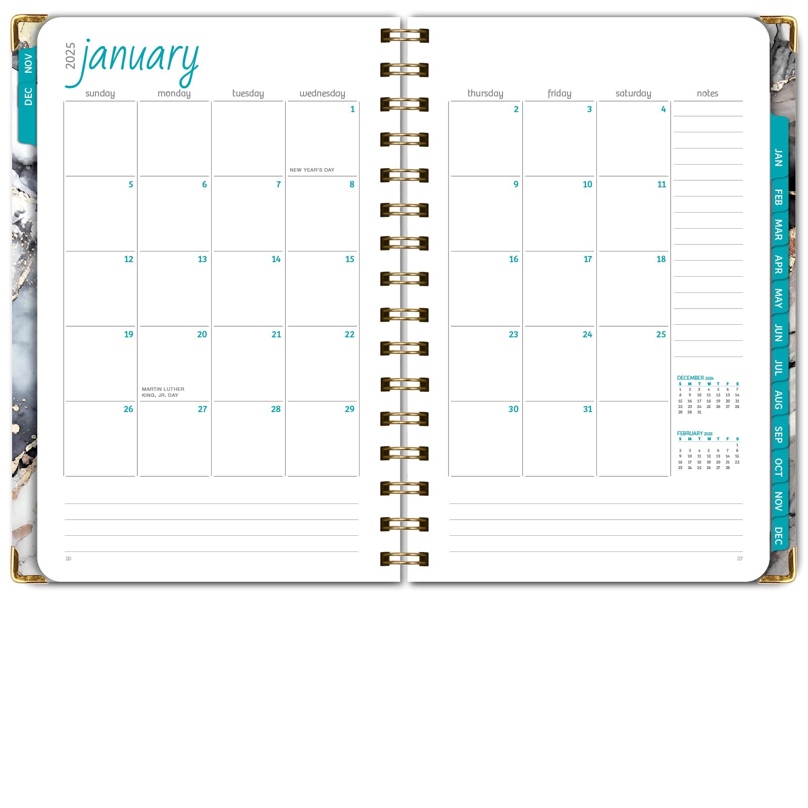 2025 Hardcover Planner 5.5