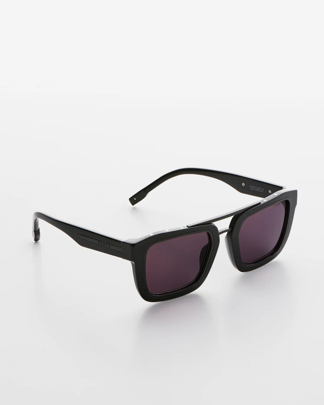 VANTA Draco Sunglasses - Matte Black & Black Metal Frame - Polarized UV Protection - Stylish & Durable for Outdoor Activities, Driving, and Fashion