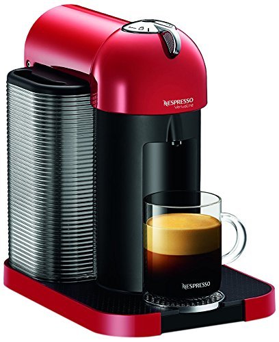 Nespresso VertuoLine GCA1-US-RE-NE Coffee & Espresso Machine - Certified Renewed Red | Perfect for Home & Office Brewing