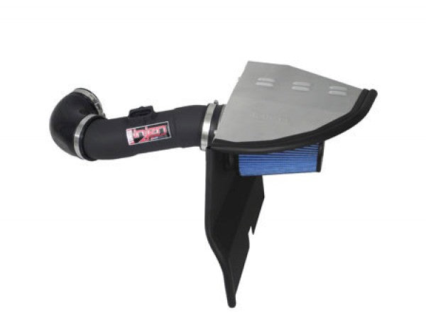 2010-2011 Chevy Camaro V6 PowerFlow Cold Air Intake System - Wrinkle Black Finish with Enclosed Air Box - Performance Upgrade for Better Engine Airflow & Horsepower Boost - Perfect for Street Racing & Car Shows