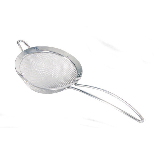 Cuisipro 5.5 Inch Premium Stainless Steel Kitchen Strainer - Fine Mesh Colander for Pasta, Vegetables & Fruits - Ideal for Cooking, Baking & Food Prep