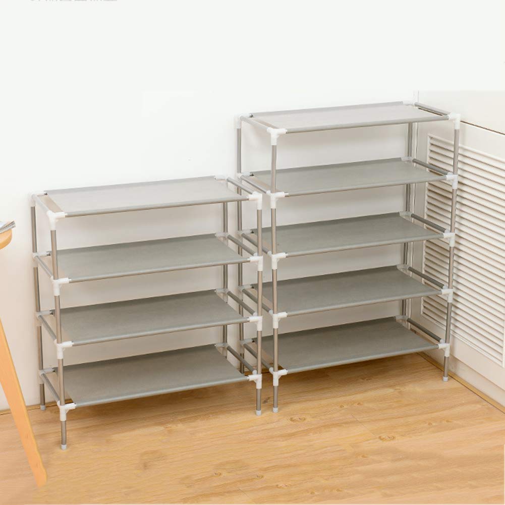 Portable Shoe Rack Organizer - 5-Tier Removable Storage Shelf for Closet, Entryway & Hallway | Lightweight & Easy to Install | Space-Saving Shoe Cabinet for Home, Dorm & Office Organization