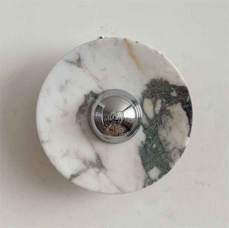 Calacatta Marble Wall Sconce Light - Modern Gold Finish Bathroom Vanity Lighting for Bedroom, Hallway & Living Room Decor