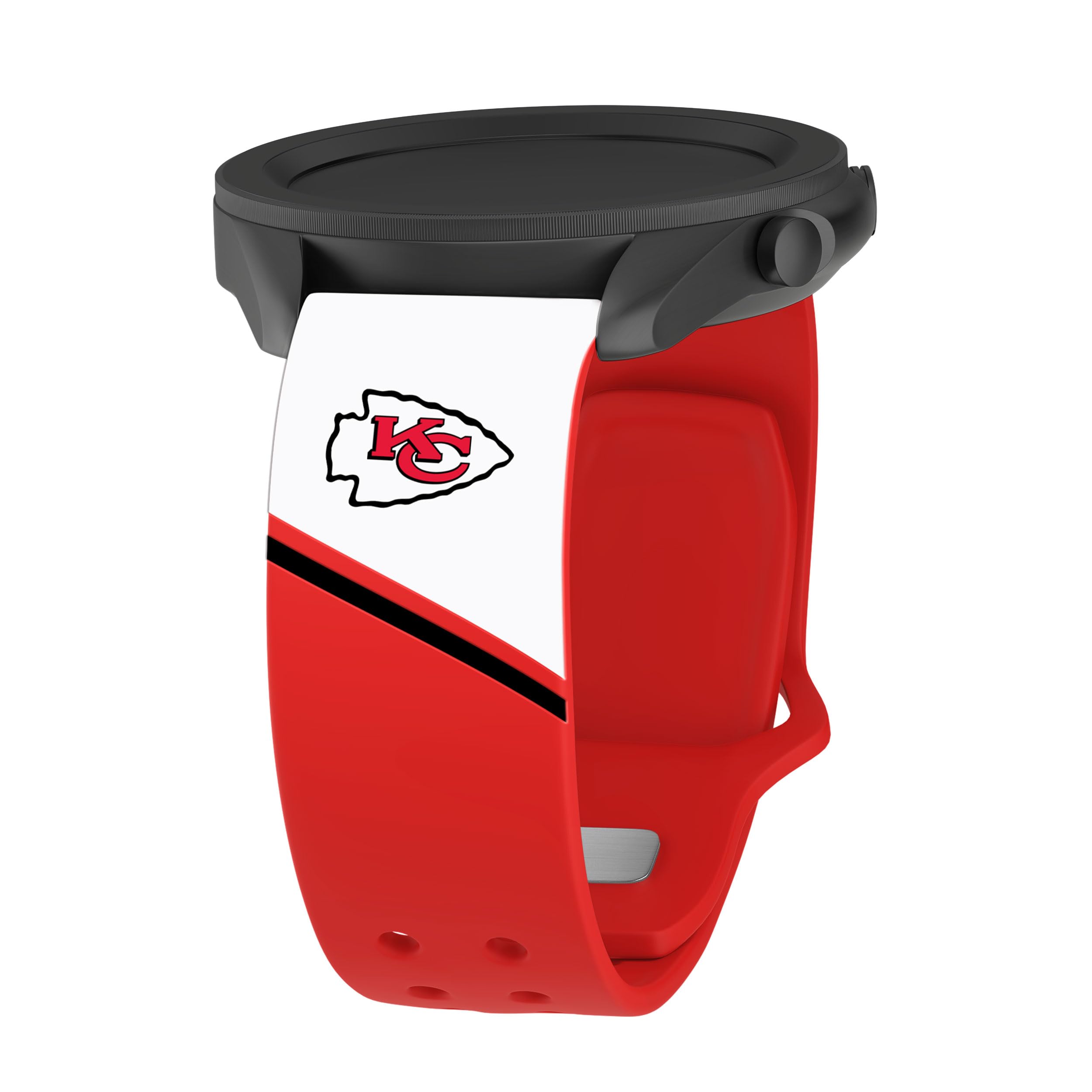 Kansas City Chiefs HD Champion Series Watch Band for Samsung Galaxy Watch - Stylish Sports Smartwatch Accessory for Game Day & Everyday Wear