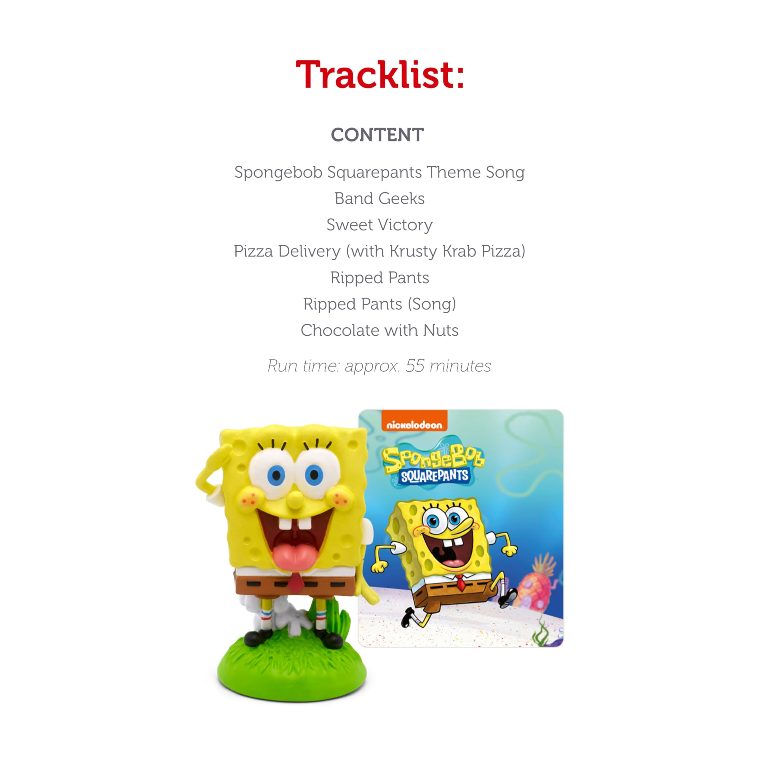 Tonies Spongebob Squarepants Interactive Audio Play Figurine - Educational Storytelling Toy for Kids | Perfect for Bedtime, Playtime & Learning