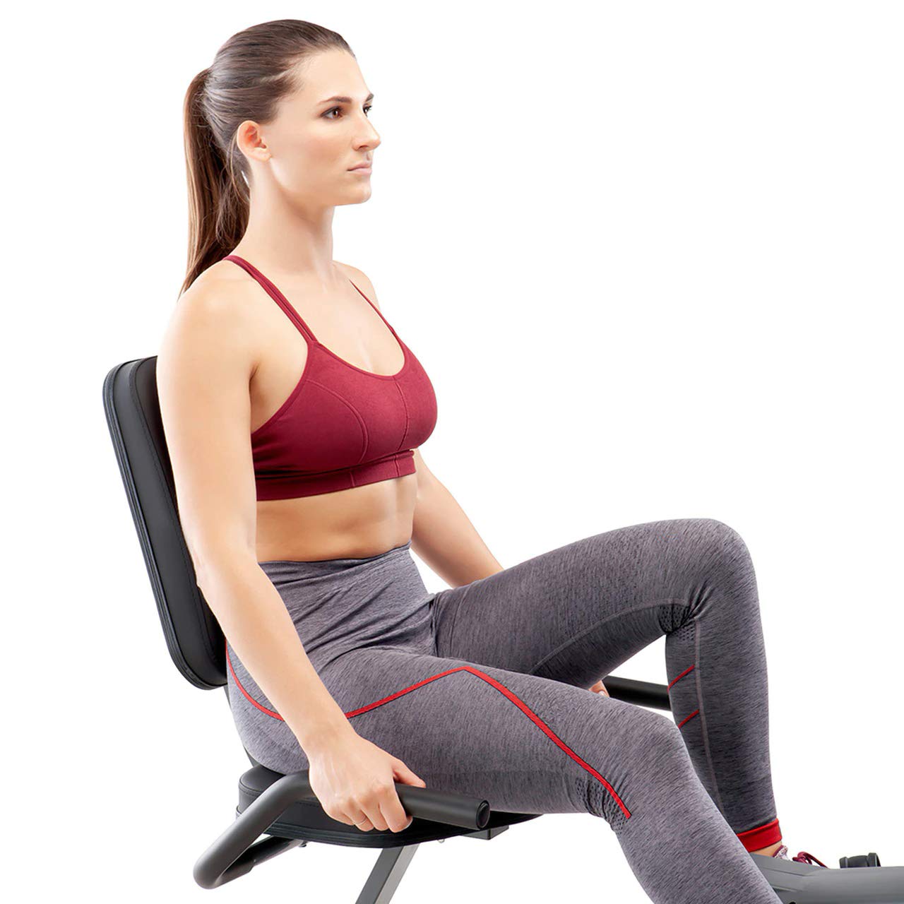 Marcy NS-1206R Magnetic Recumbent Exercise Bike with Digital Monitor & Adjustable Seat - Home Gym Equipment for Low-Impact Cardio Workouts, Physical Therapy & Senior Fitness
