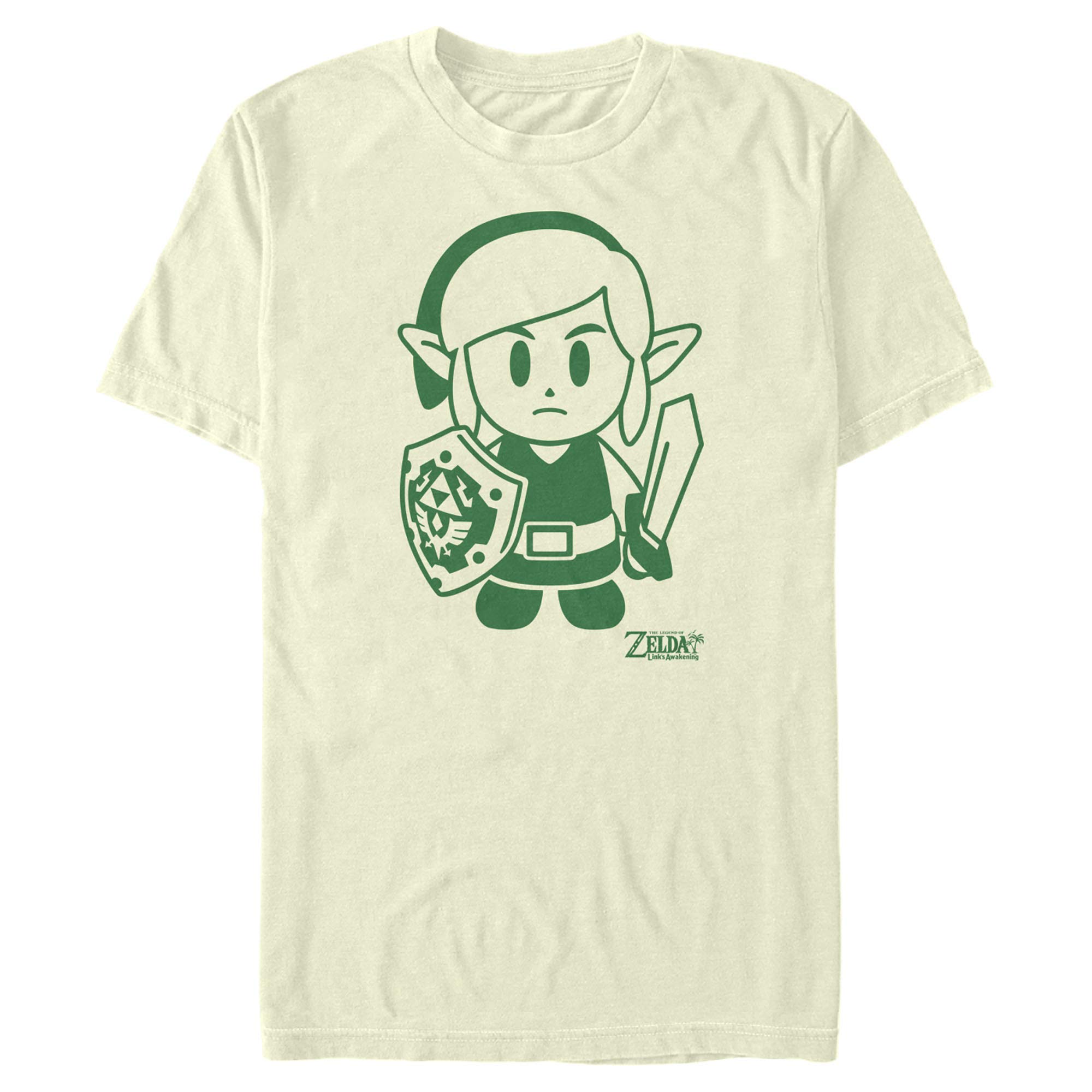 Nintendo Legend of Zelda Link's Awakening T-Shirt for Men - Cool Gaming Graphic Tee for Fans, Cosplay & Casual Wear