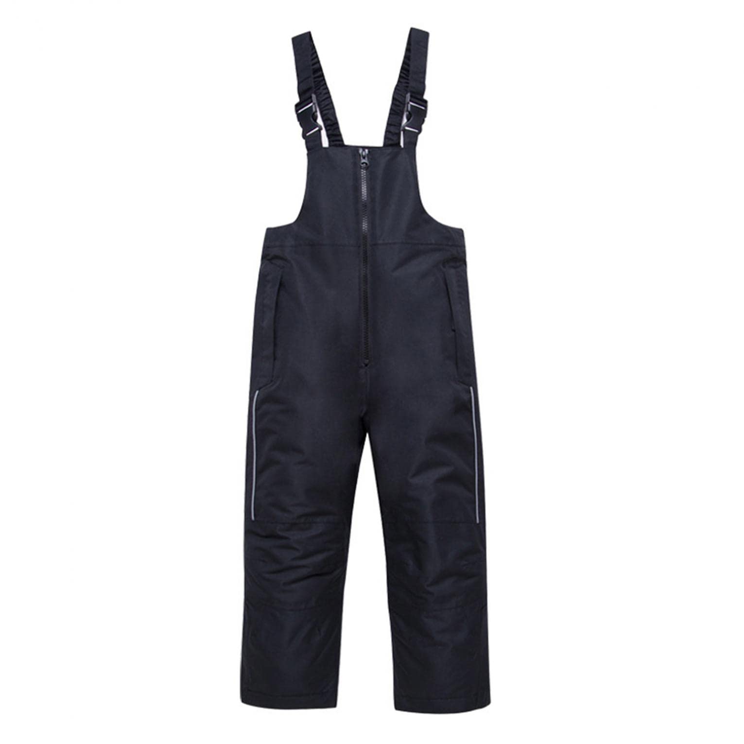 **Kids Insulated Windproof Waterproof Snow Bib Overalls for Boys & Girls - Warm Winter Ski Pants for Outdoor Snow Play & Cold Weather Activities**