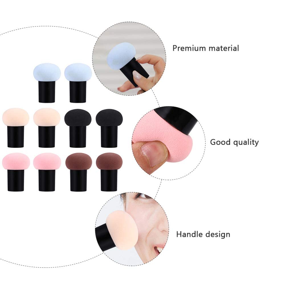 AVTY Professional Makeup Beauty Blender Sponge & Puff Set - 10 Pack for Flawless Foundation & Concealer Application | Perfect for Daily Makeup, Travel & Professional Makeup Artists