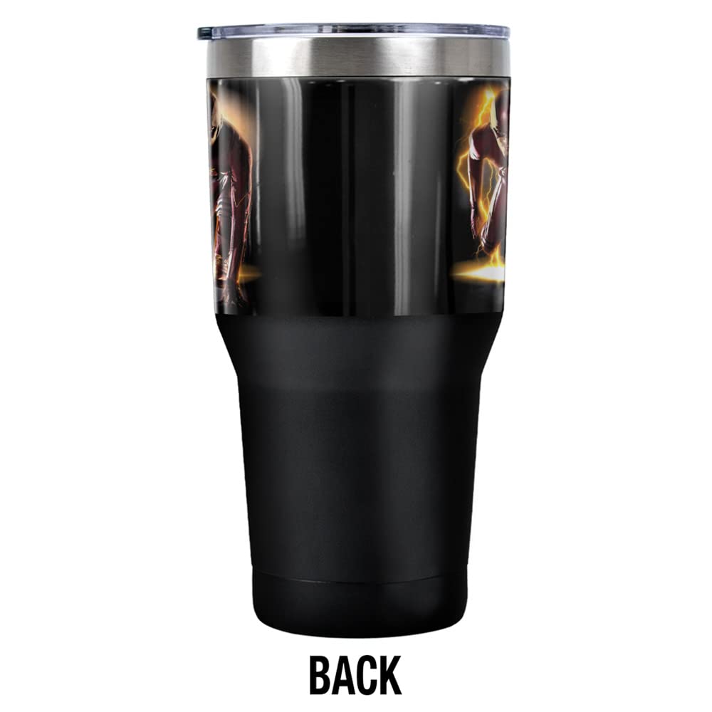 30oz Stainless Steel Vacuum Insulated Tumbler - Double Wall Leakproof Travel Mug with Sliding Lid for Coffee, Tea & Cold Drinks - Perfect for Office, Commuting & Outdoor Adventures