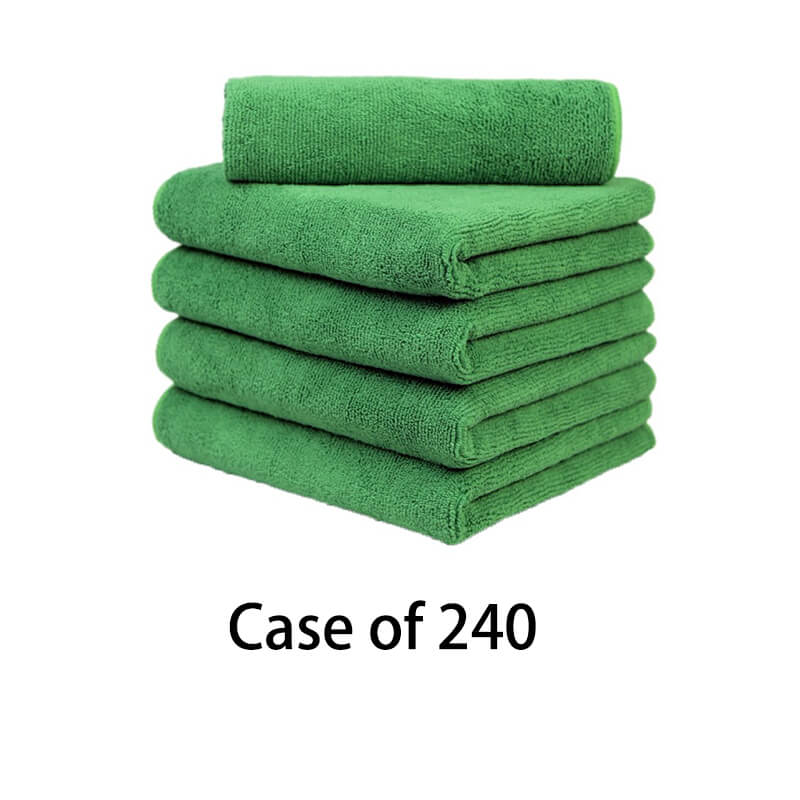 Premium Microfiber Towel Set - 16x16 Inch, 380GSM, Ultra Absorbent & Quick Dry - Bulk Pack of 240 for Car Detailing, Gym, Spa & Household Cleaning (Wholesale)