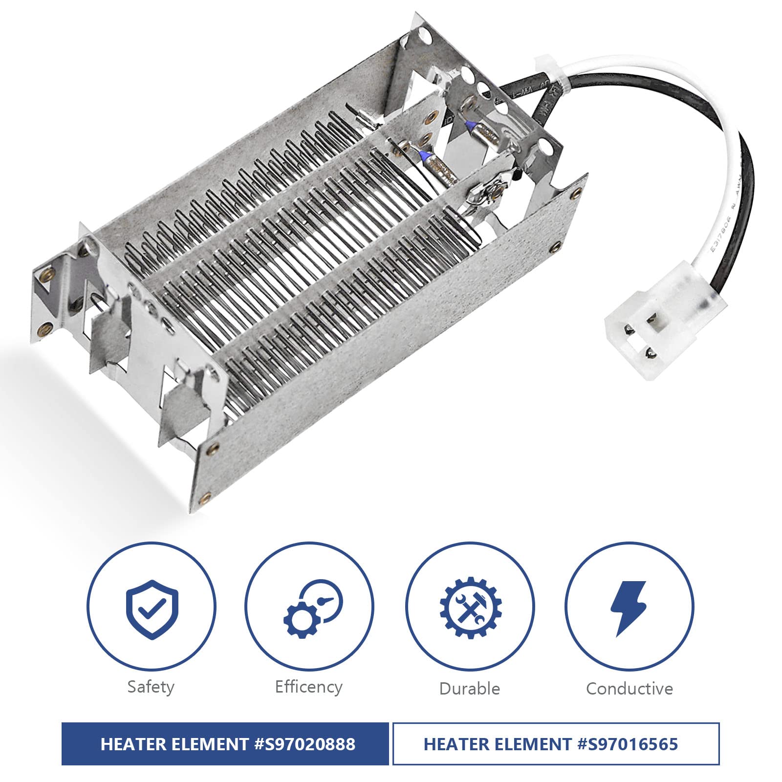 Nutone S97020888 Heater Element 120V 1500W - Replacement Heating Part for Bathroom Fan & Ventilation Systems - Perfect for Nutone Bath Fan, Heater Fan Light Upgrades - Ideal for Home Bathroom Heating & Ventilation Solutions