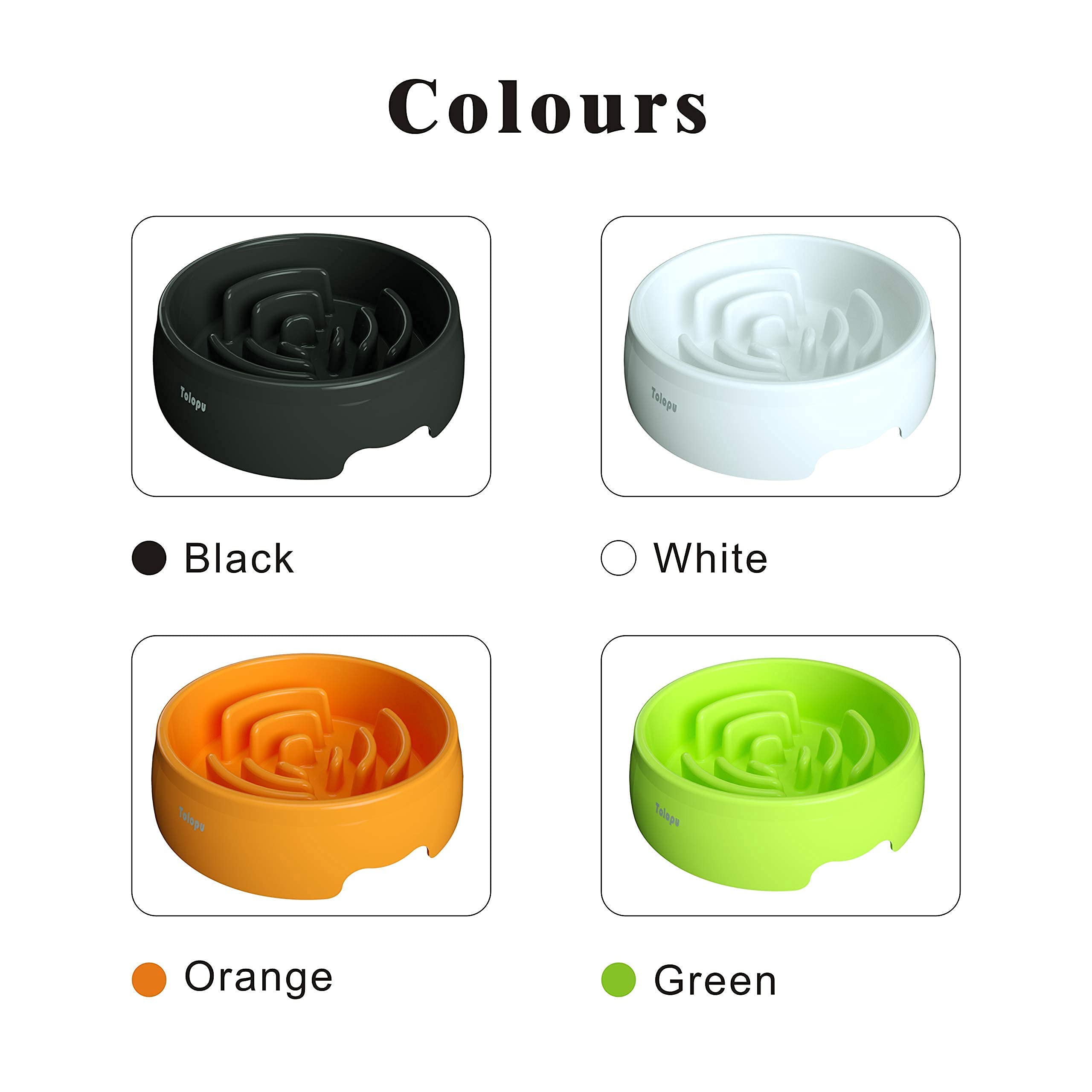 **Large Slow Feeder Dog Bowl – 8 Cup Capacity – Anti-Choking & Anti-Gulping Design – Fun Feeding Solution for Fast Eaters – Perfect for Large Dogs (Black) – Great for Mealtime Safety & Mental Stimulation**