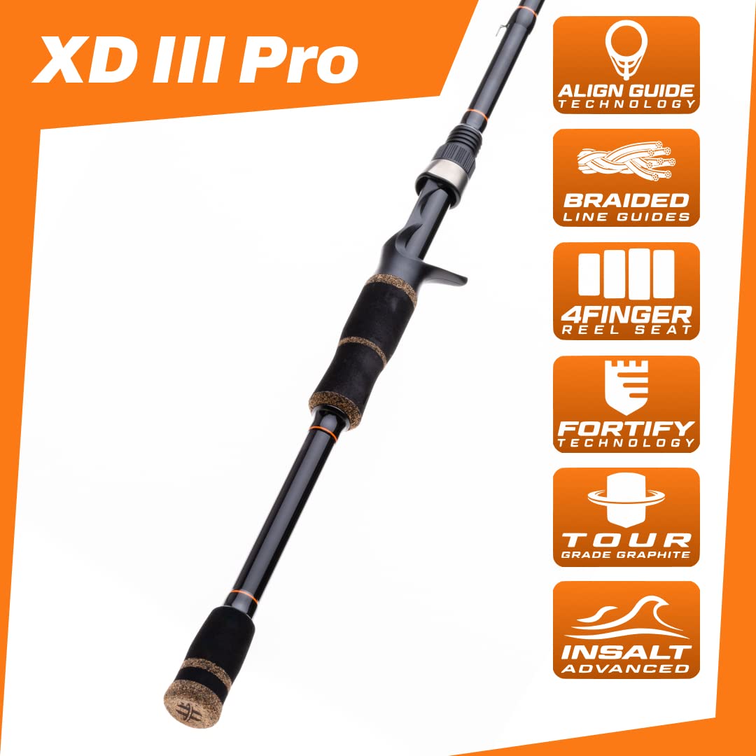 XDII Pro Fishing Rod - Casting Rod for Freshwater & Saltwater Angling