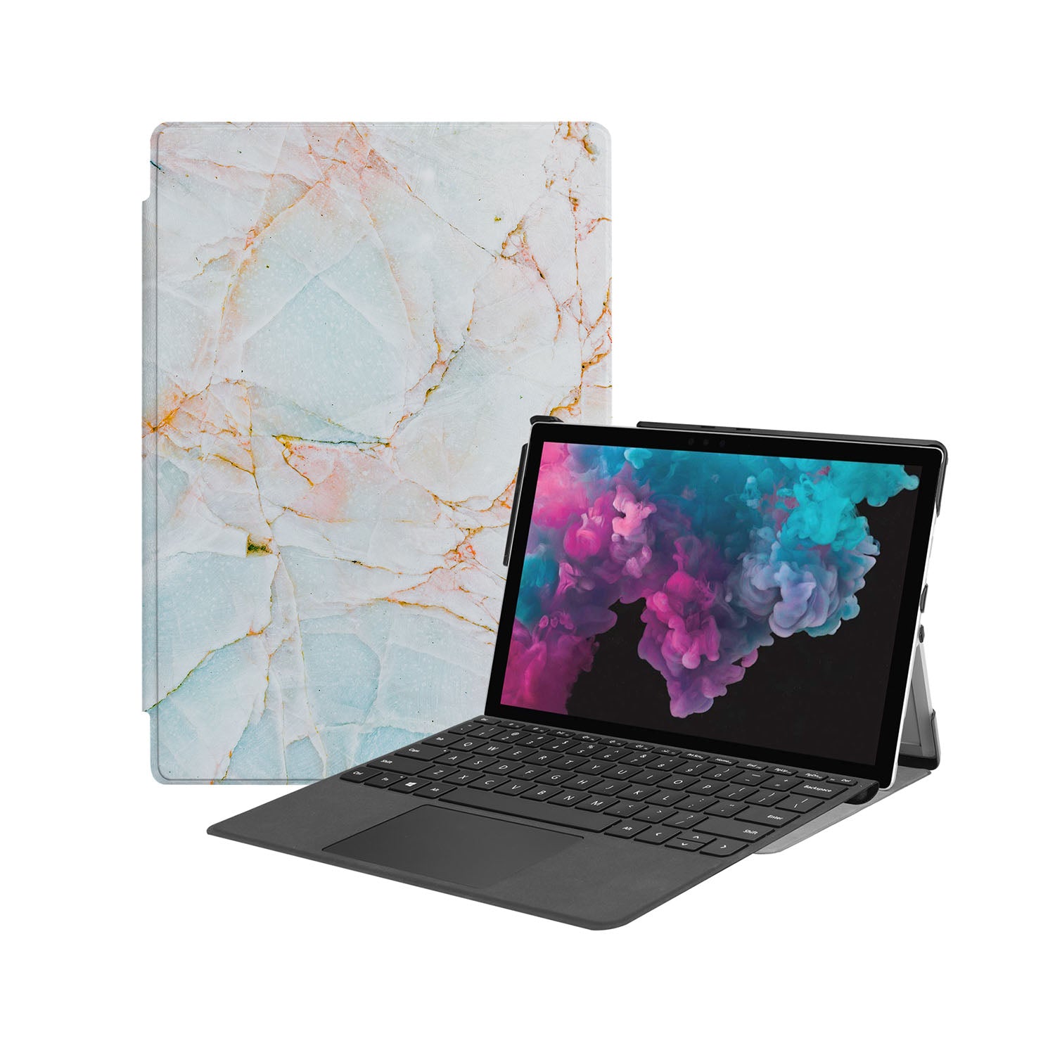 Microsoft Surface Case Marble Design - Premium Protective Cover for Microsoft Surface (2020 Model) | Perfect for Work, Travel & Everyday Use