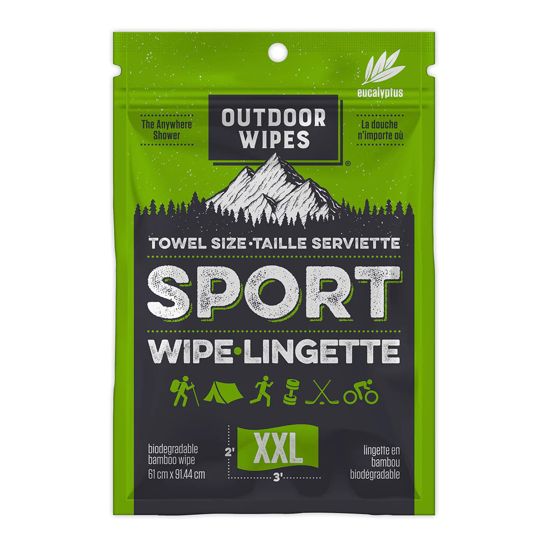 Premium Outdoor Wipes for Camping, Hiking & Travel - Biodegradable & Moisturizing - Perfect for Adventure, Sports & On-the-Go Hygiene