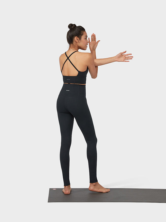 Manduka Foundation High Rise Women's Leggings - Yoga Pants for Women with Tummy Control - Perfect for Yoga, Pilates, Gym & Everyday Wear