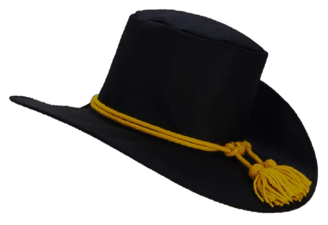 Sharpshooter Brand 1858 Vintage Formal Dress Hat for Men - Elegant Old School Party & Chivalry Costume Accessory | Perfect for Civil War Reenactments, Victorian Balls, and Historical Cosplay Events