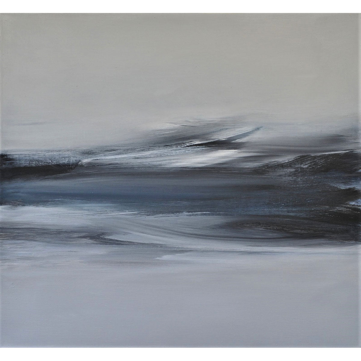 Nel Flusso Acrylic on Canvas Painting - Modern Abstract Wall Art for Living Room, Bedroom & Office Decor