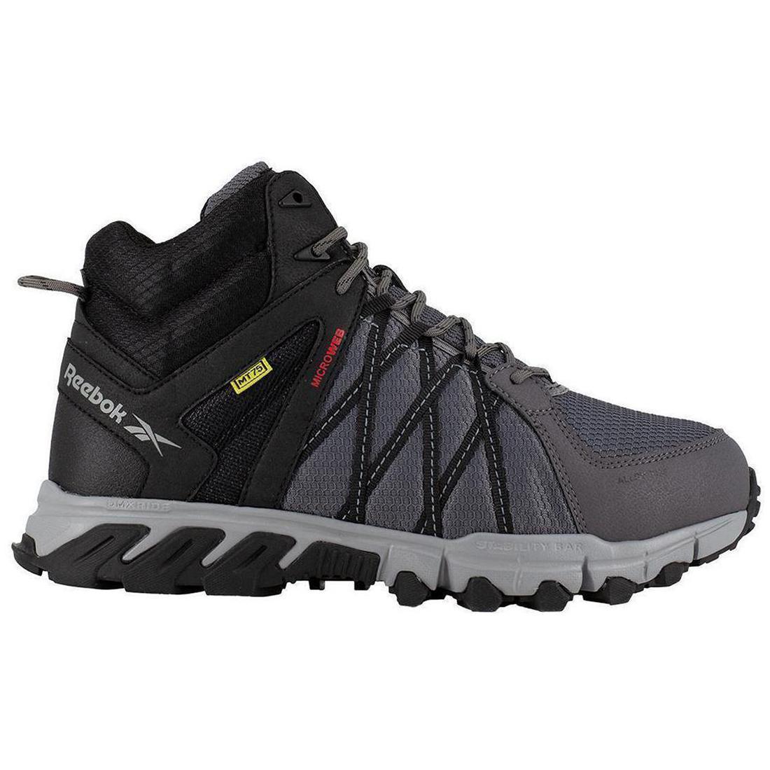 Reebok Trailgrip Grey MetGuard Work Boots - Durable & Comfortable Safety Shoes for Construction, Hiking & Outdoor Work