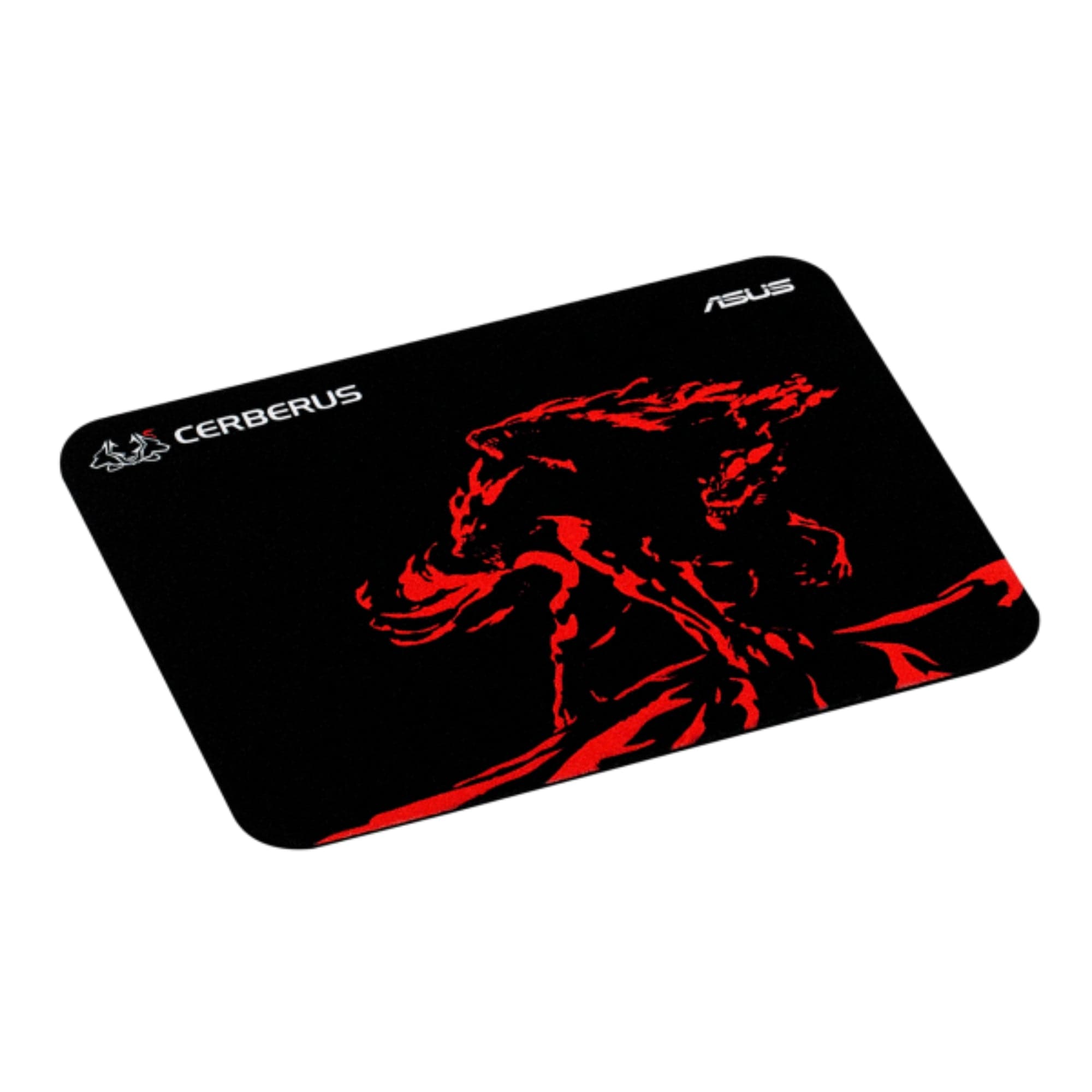 ASUS Cerberus Pad Mini Gaming Mouse Pad - Red, Non-Slip Rubber Base, Smooth Surface for Precision Control - Perfect for PC, Laptop, and Office Use