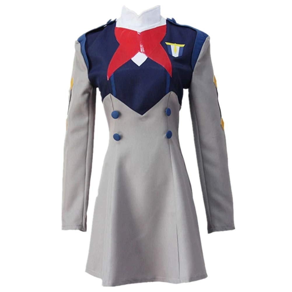 Anime Cosplay Darling in The FRANXX Ichigo Code:015 Costume Uniform Dress - Perfect for Halloween, Comic Con, and Cosplay Events
