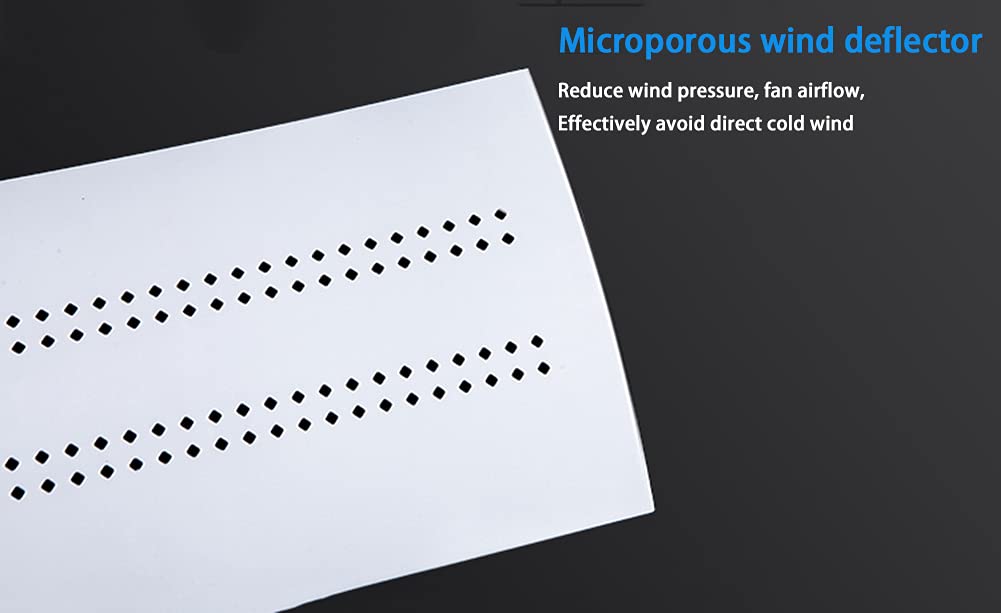 Air Conditioning Windshield Deflector - Home & Office AC Vent Cover to Avoid Direct Blowing - Perfect for Bedrooms, Desks & Workspaces