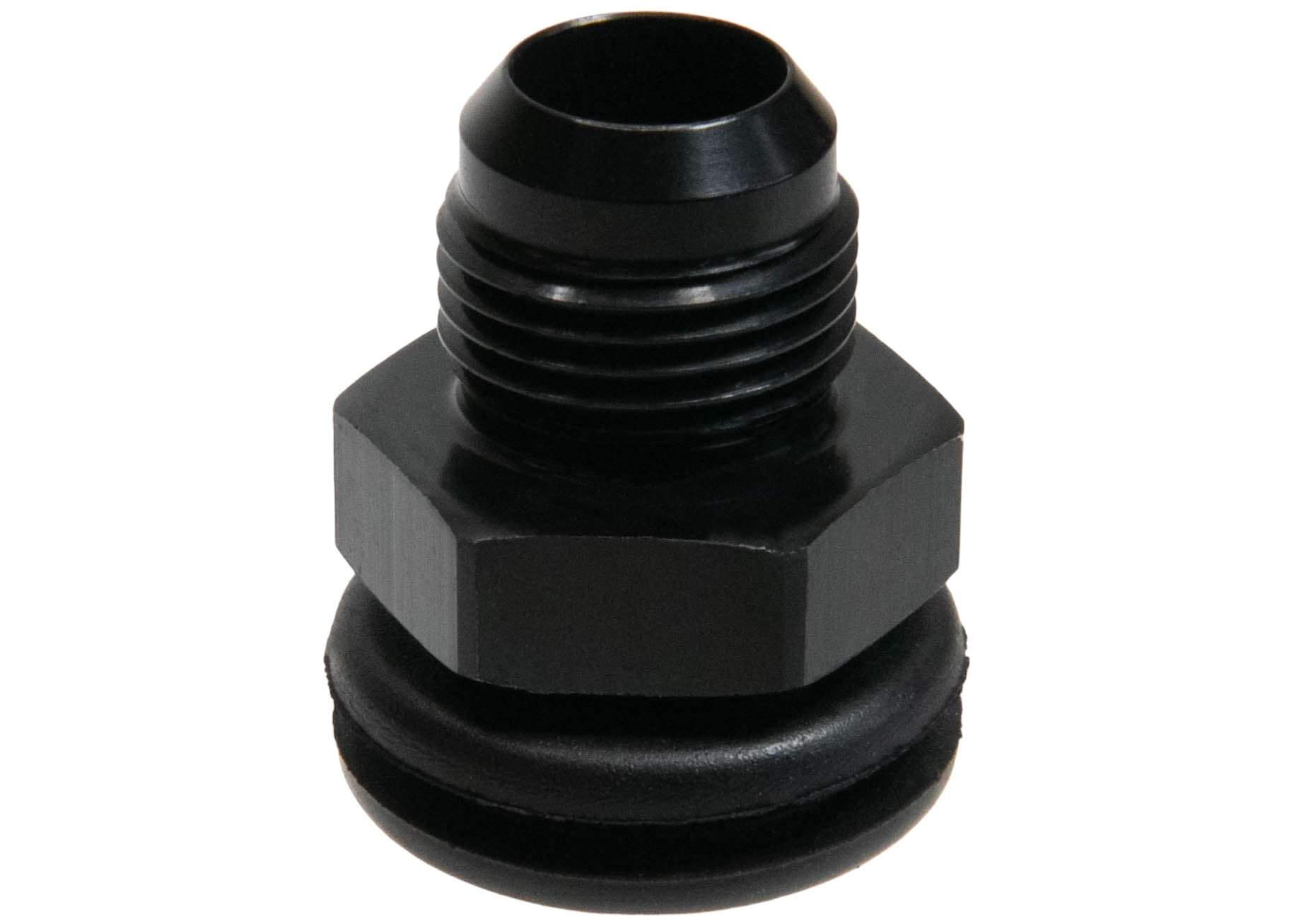 8 AN Push-in Fitting for GM LS Valve Cover Grommet - High Performance Fuel/Oil Line Connector for LS Engine Upgrades & Custom Builds