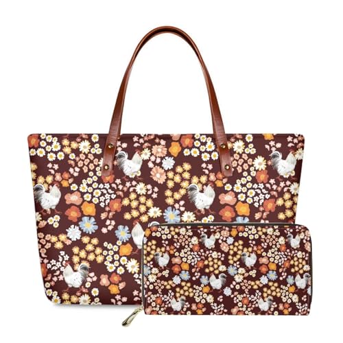 Chicken Floral Print