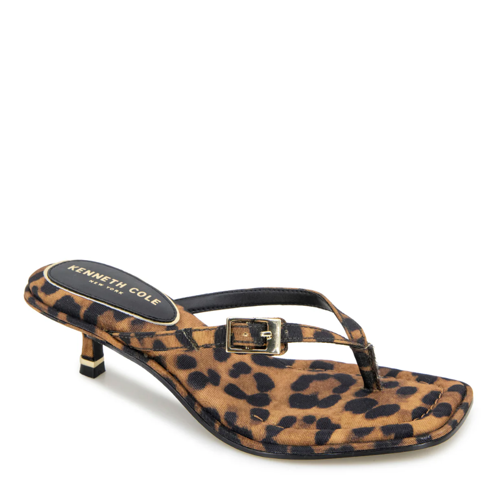 Kenneth Cole Women's Gillie Leopard Print Flats - Comfortable Slip-On Shoes for Work, Office & Casual Wear