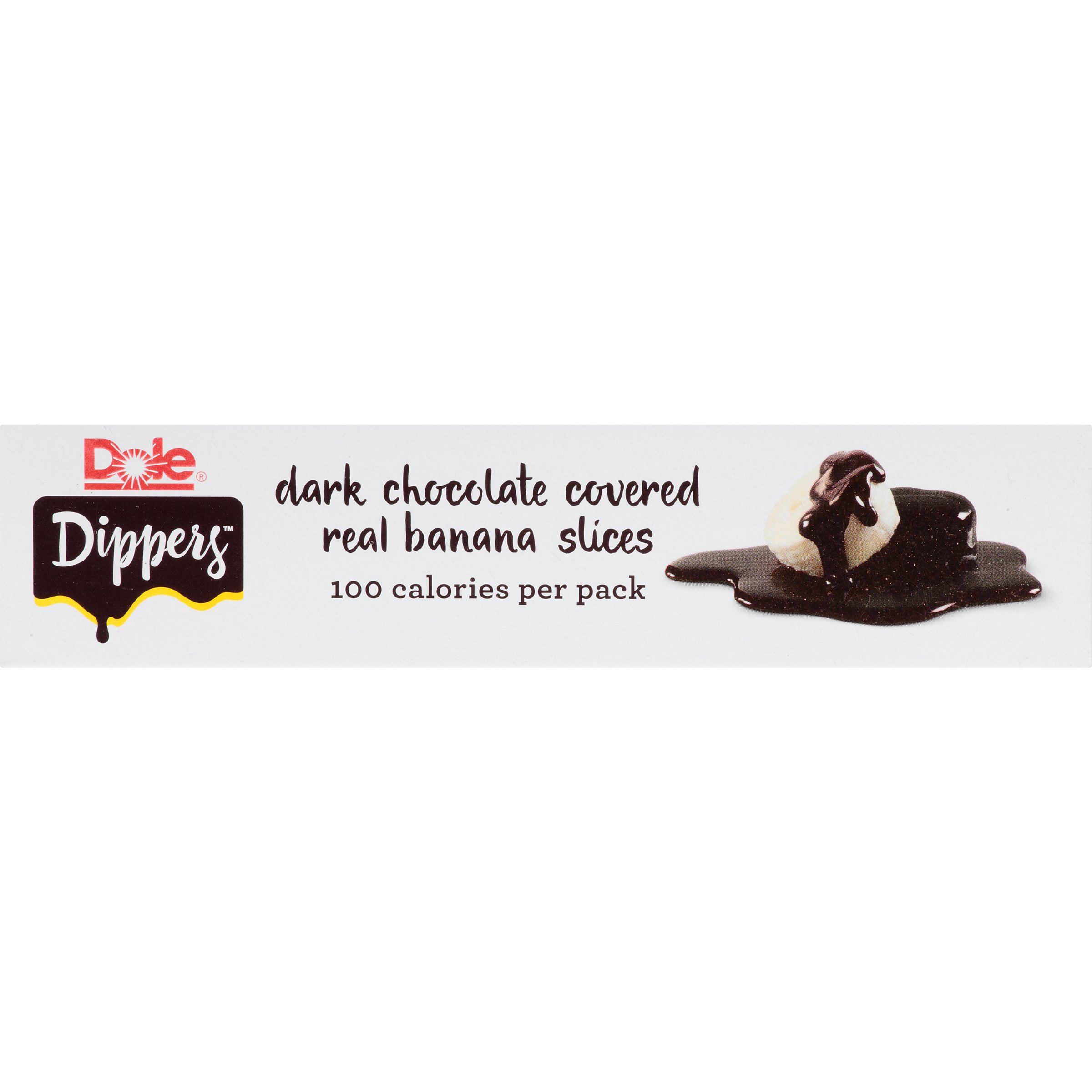 Dole Frozen Dark Chocolate Dippers - Dark Chocolate Covered Banana Slices, 1.55 Oz (6 Pack) | Healthy Frozen Snacks for Kids, Dessert Lovers & Party Treats | Perfect for School Lunches, Movie Nights & After-School Snacks