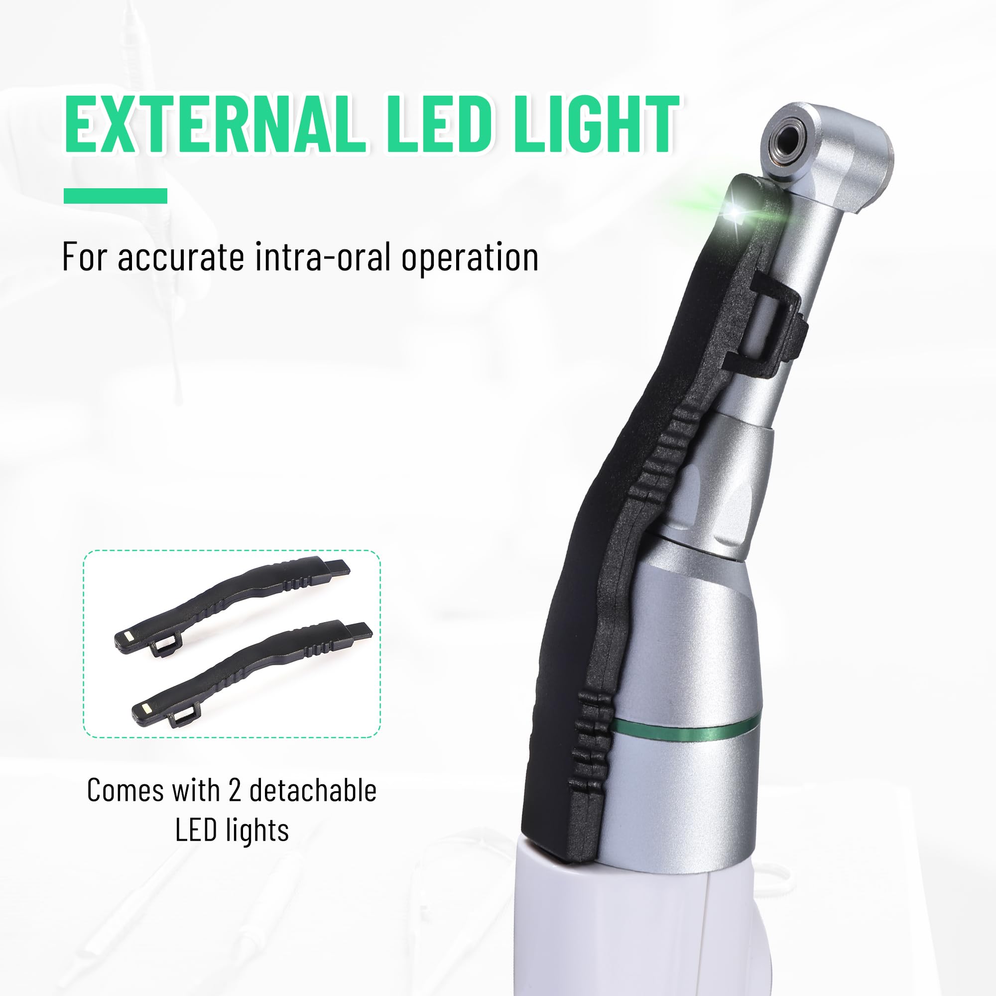4E's USA Cordless Endodontic Handpiece with LED Display – Endo Motor 360° Rotation | 16:1 Contra Angle | 9 Preset Programs | Autoclavable for Root Canal Treatment | Perfect for Dental Clinics & Endodontic Procedures