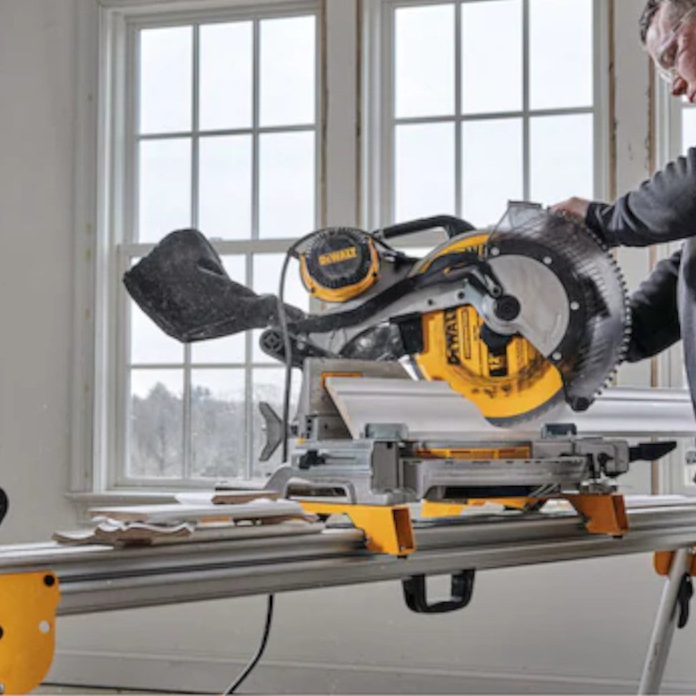 DEWALT DWS716 12-Inch Double Bevel Sliding Compound Miter Saw - 15 Amp Power, Refurbished with Warranty - Perfect for Woodworking, Carpentry, and DIY Home Improvement Projects