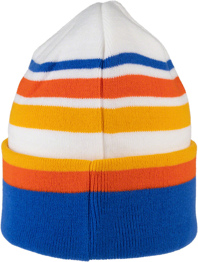 45NRTH Dawning Beanie - Winter Warm Fleece Lined Hat for Men & Women - Yellow/Orange/Blue One Size - Perfect for Skiing, Snowboarding & Outdoor Winter Activities