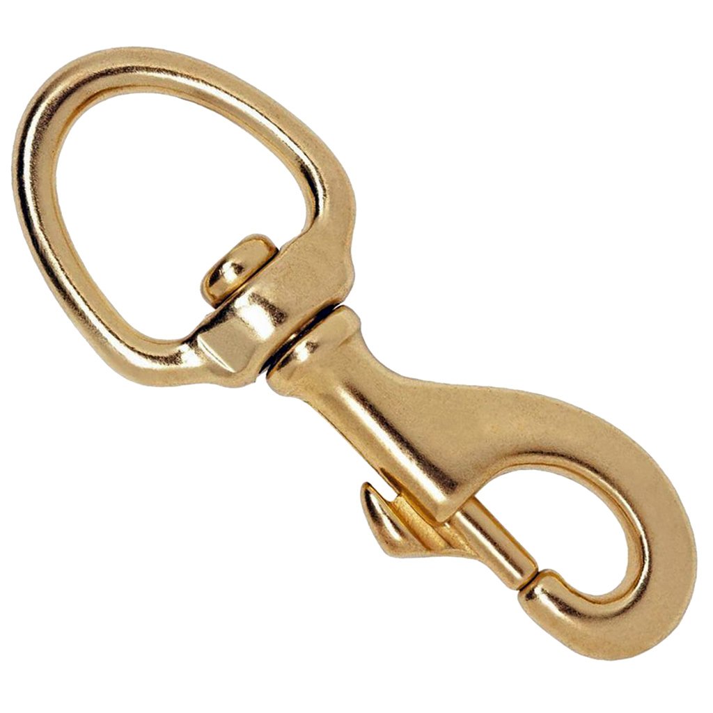 Beaver Single Ended Bronze Bolt Snap - Heavy Duty Swivel Snap Hook for Boating, Fishing, and Outdoor Activities