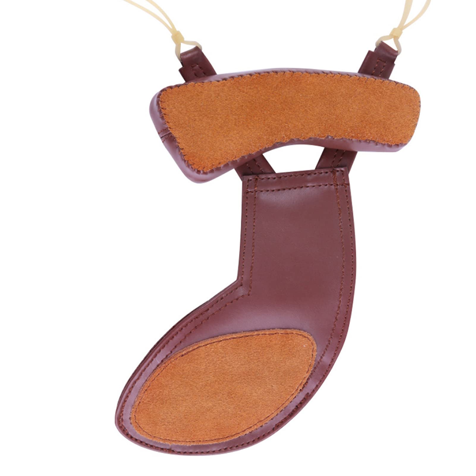 Premium Violin Shoulder Rest & Chin Rest for 3/4-4/4 Violins - Comfortable Sheepskin Shoulder Pad & Chin Pad Protector (Khaki) | Ideal for Professional Violinists & Music Students