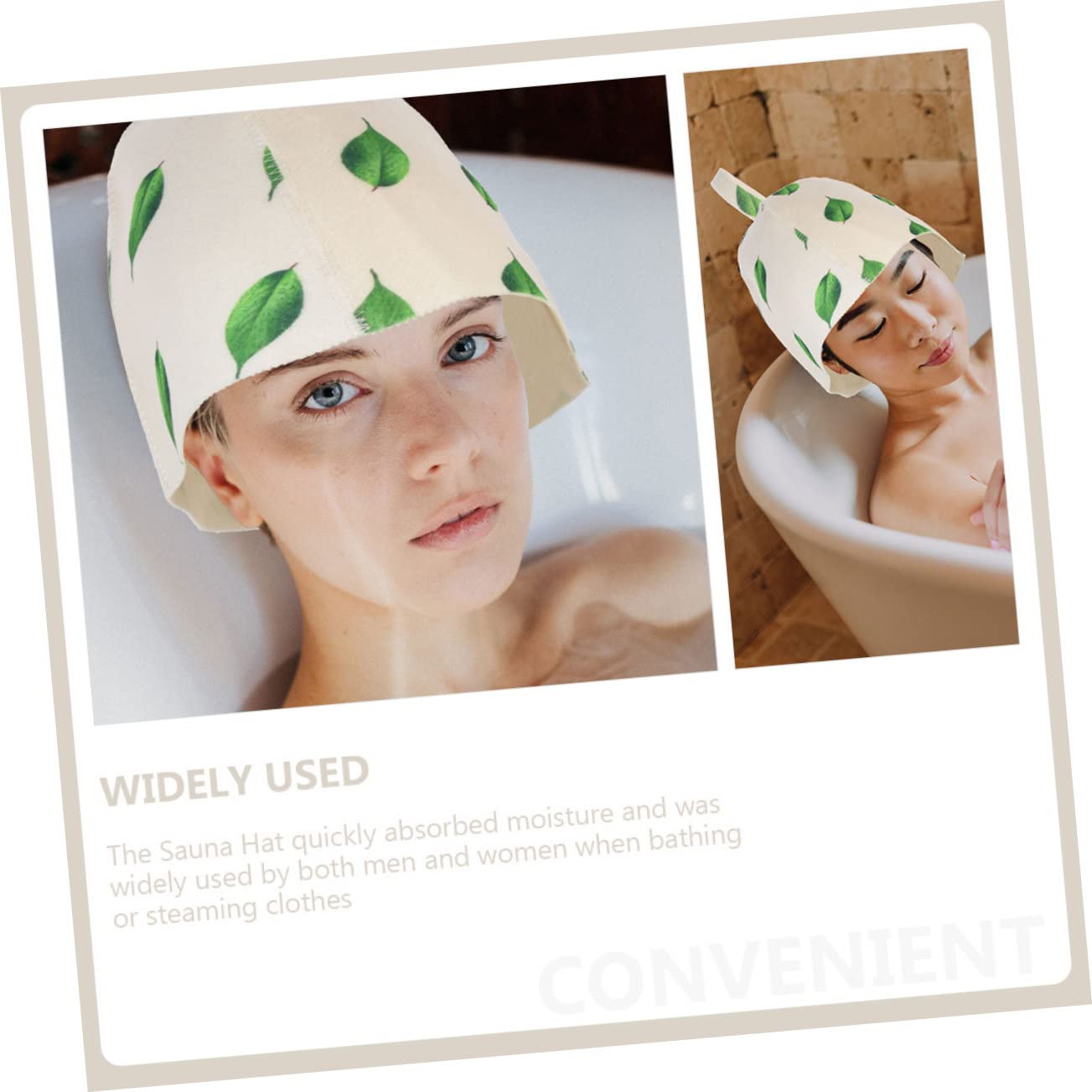 NOLITOY 8-Pack Felt Sauna Hats - Breathable Russian Banya Caps for Men & Women - Moisture-Wicking Sauna Accessories for Steam Room & Spa - Perfect for Relaxation & Hair Protection