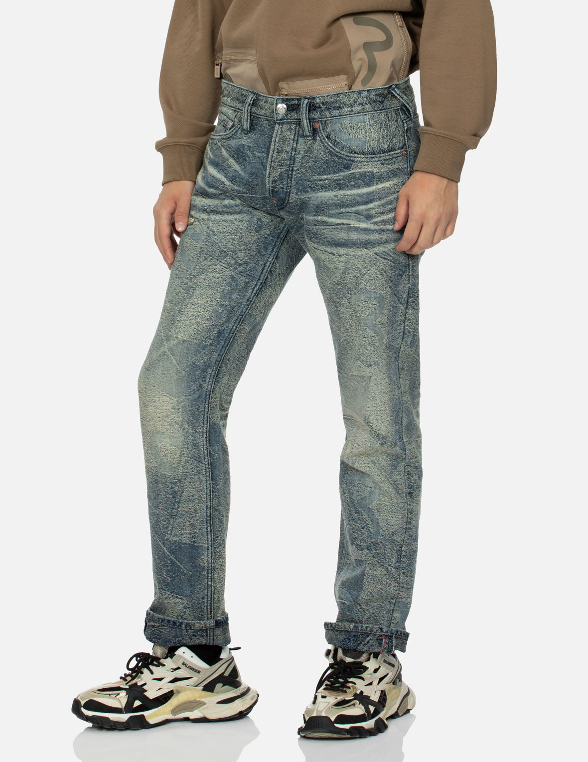 Washed Seagull Embroidery Regular Straight Fit Jeans for Women - Vintage Denim Pants #2008 | Casual Wear, Street Style & Everyday Comfort