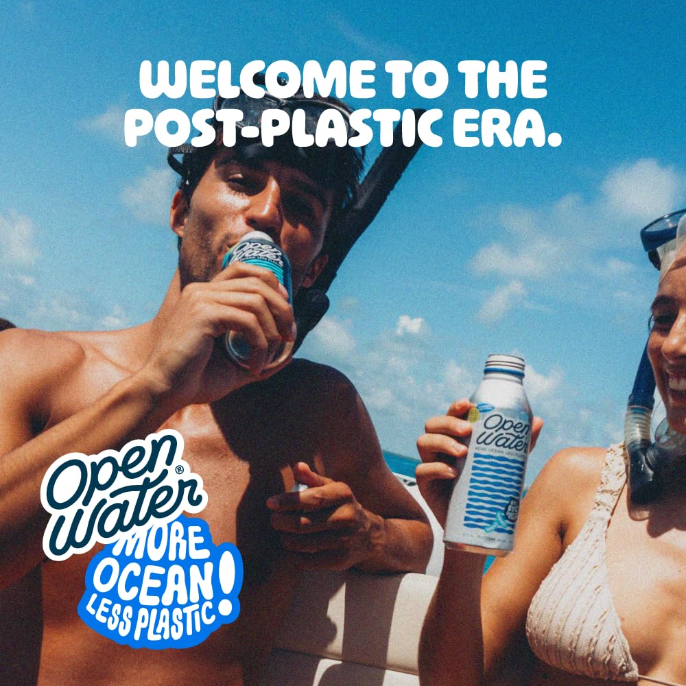 Open Water Still Bottled Water with Electrolytes - 16oz Aluminum Bottles (3 Cases, 36 Bottles) | BPA-Free, Eco-Friendly | Perfect for Hydration, Outdoor Activities & Sustainable Living