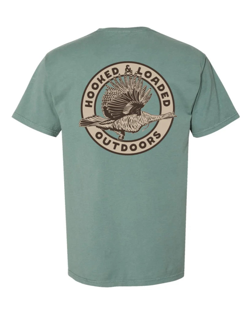 Premium In Flight Tee in Cypress Green - Comfortable Travel Shirt for Men & Women - Perfect for Airplane Trips, Road Trips & Casual Wear